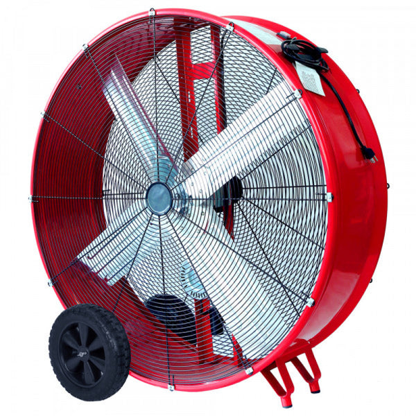 Powerbuilt 106cm High Capacity Belt-Drive Barrel Fan