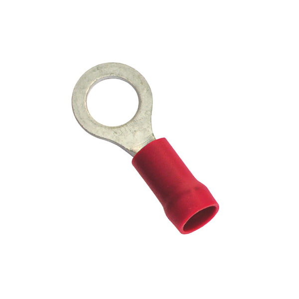Champion 1/4in / 6.3mm Red Ring Terminal -10Pk