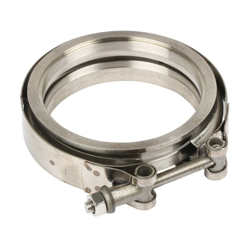 Exhaust Flange 4" ID V Band Clamp Kit Stainless Steel