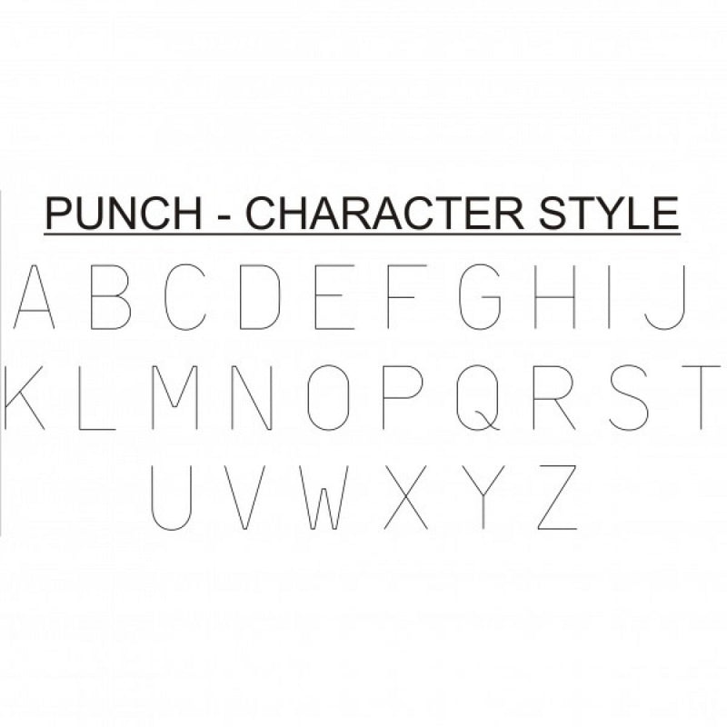 Letter Punch Set 4.0mm