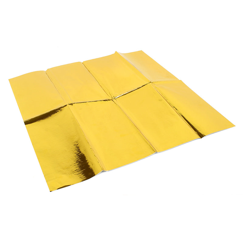 24" x 24" Anodized Gold Heat Barrier Mat Adhesive Back