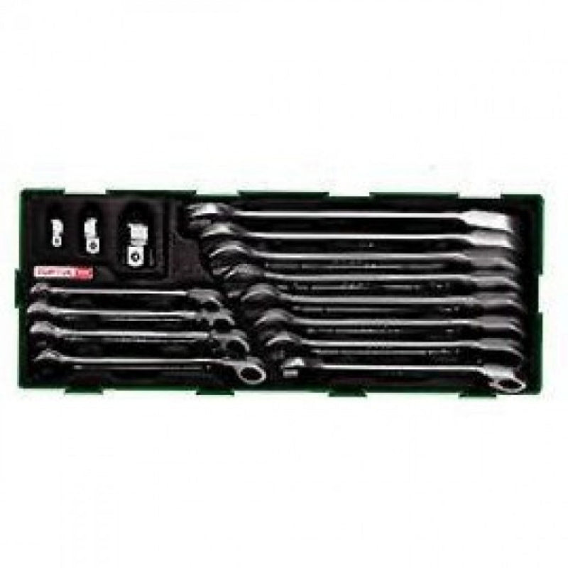 Toptul Reversible Ratchet Wrench Set 15 Pieces