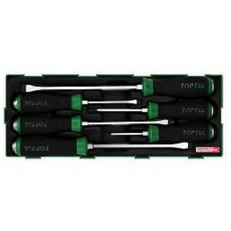 Toptul Slotted & Phillips Screwdriver Set 6 Pieces