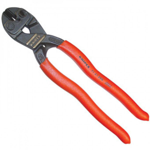 Knipex 200mm (8") Compact Bolt Cutter Recessed With Rough Handle