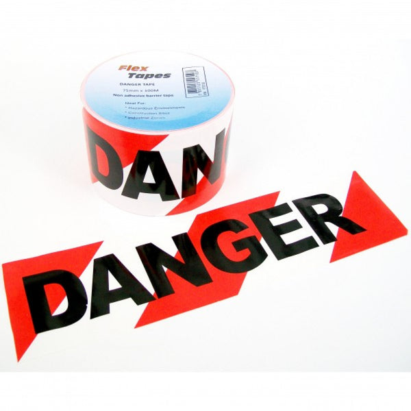 2 Pack Danger Barricading Tape