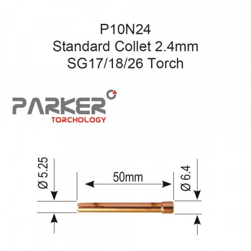 Standard Collet 2.4mm SG17/18/26 Pack Of 5