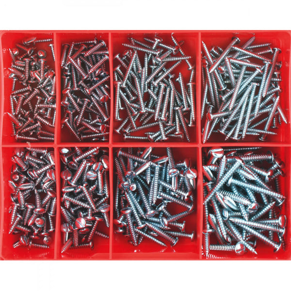 Champion 400Pc Slotted Self Tapping Screw Assortme