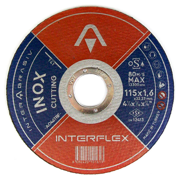 50 Pack Metal Cutting Disc 115mm x 1.6mm x 22mm