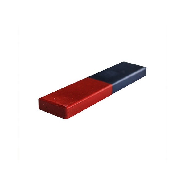 Ceramic Ferrite Block Magnet 50mm x 14mm x 10mm - Red/Blue - Mag Length
