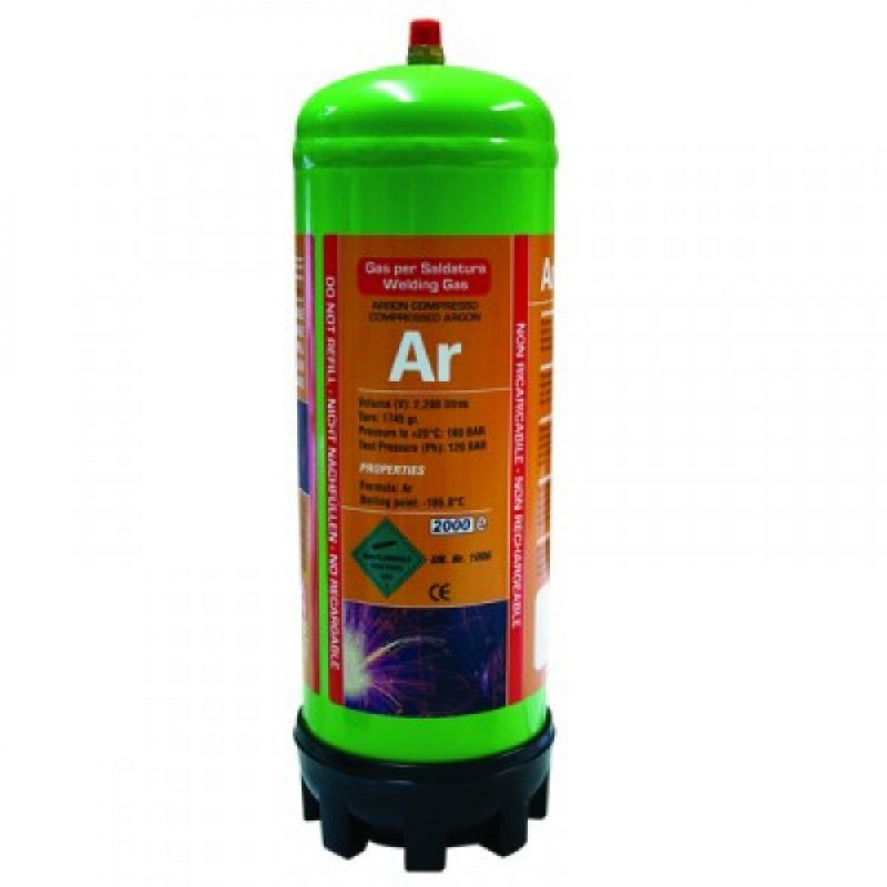 Tig Mig Welding Disposable Argon Gas Cylinder 2.2L