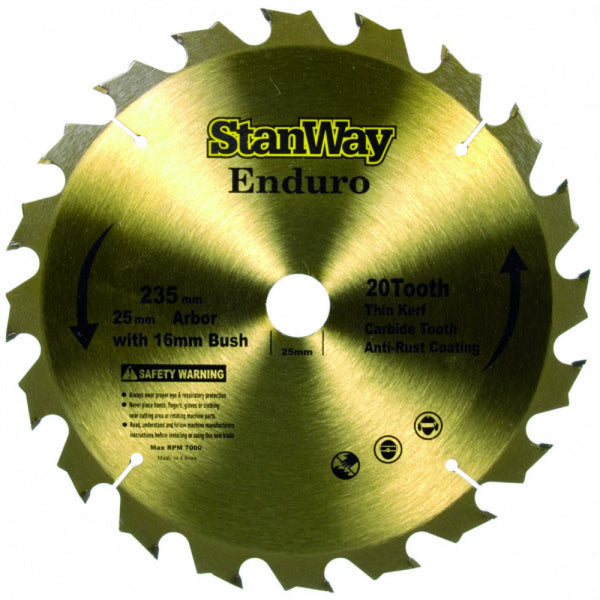 Stanway 235 x 20T 16 25mm Enduro Sawblade