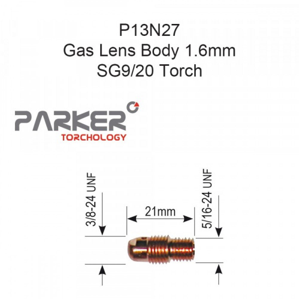Standard Collet Body 1.6mm SG9/20 Pack Of 5