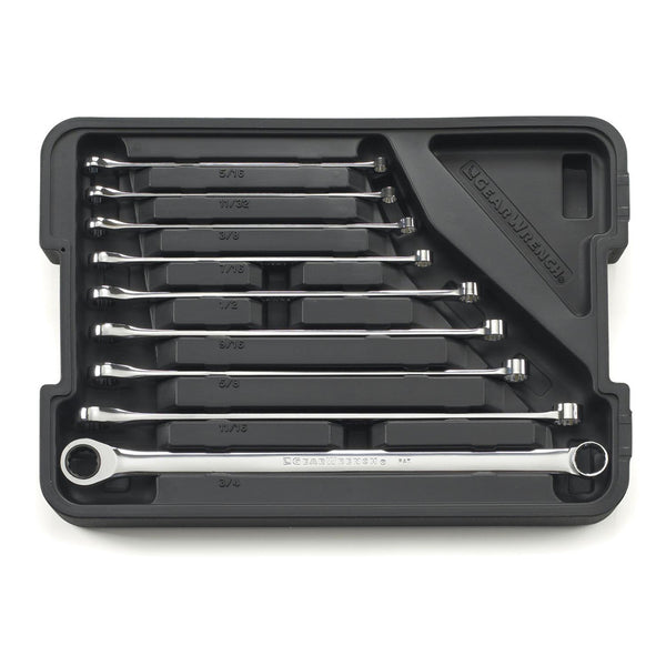 9 Pc. SAE XL GearBox™ Double Box Ratcheting Wrench Set
