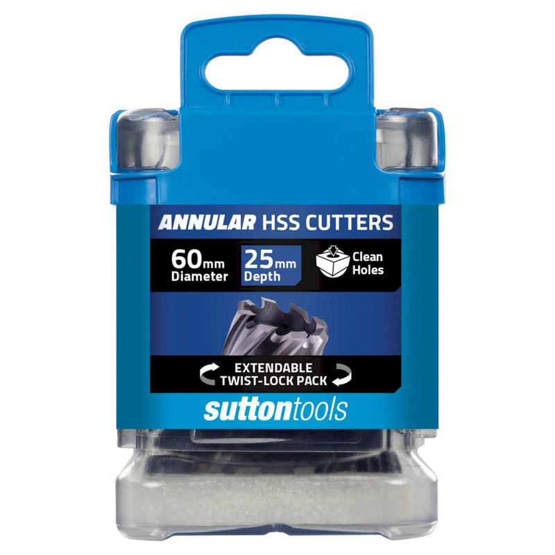Sutton Tools Annular Cutter M2Al HSS TiAlN 60 x 25mm