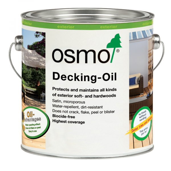 Osmo Decking Oil - 007 Teak/Clear, 10L