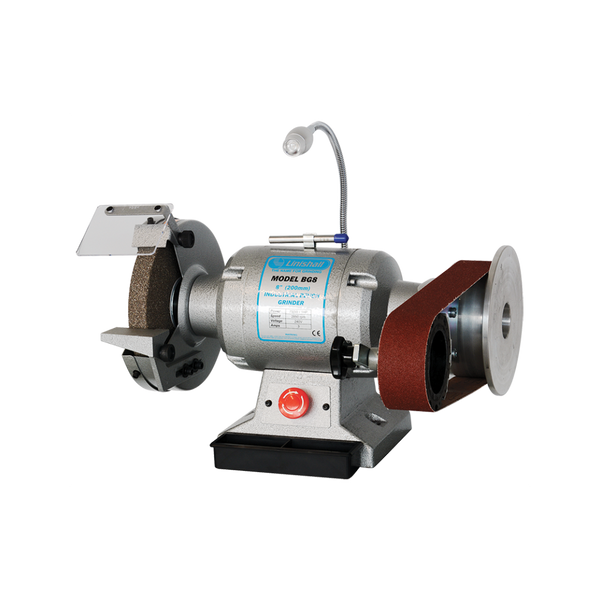 Linishall 8" Grinder With Belt/Disc Attachment