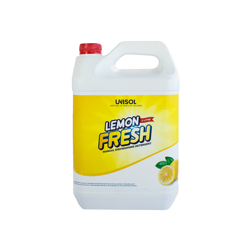 Lemon Fresh Dishwash Liquid - 5 Litre