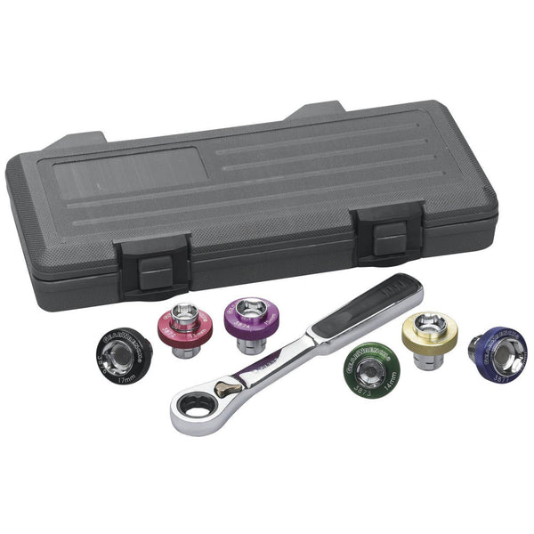 GearWrench Auto Specialty - Socket Set Magnetic Oil Drain Plug BlowMold Case 7Pc