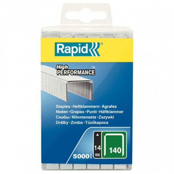 Rapid Staples 140/14 5000pcs Plastic Box