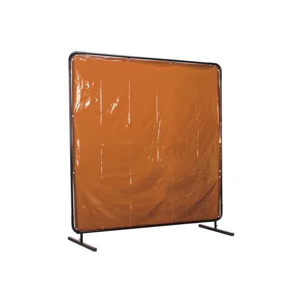 Welding Screen C/w Frame - Orange