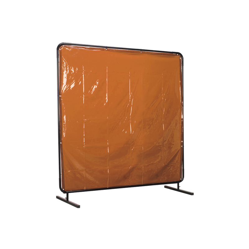 Welding Screen C/w Frame - Orange