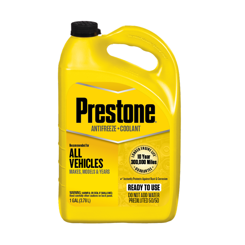 Prestone 50/50 Premix Long Life Antifreeze Coolant All Makes All Models 3.78L