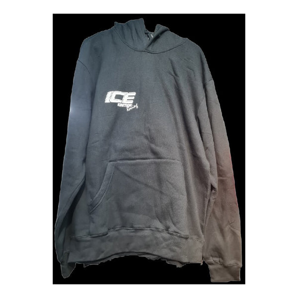 Ice Ignition Racing Hoodie Adult Large - Black#LHA-VN