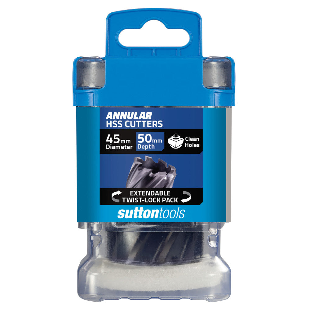 Sutton Tools Annular Cutter M2Al HSS TiAlN 45 x 50mm