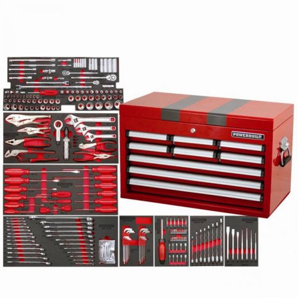 Powerbuilt 248pc Complete Tool Chest & Assorted Tools