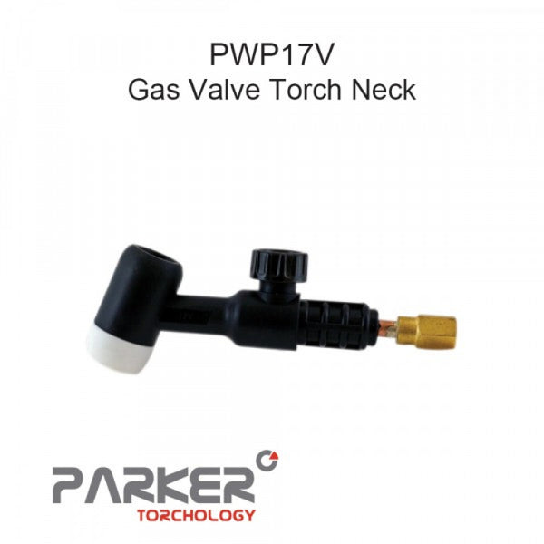 Parker 17V Tig Torch Head C/w Gas Valve