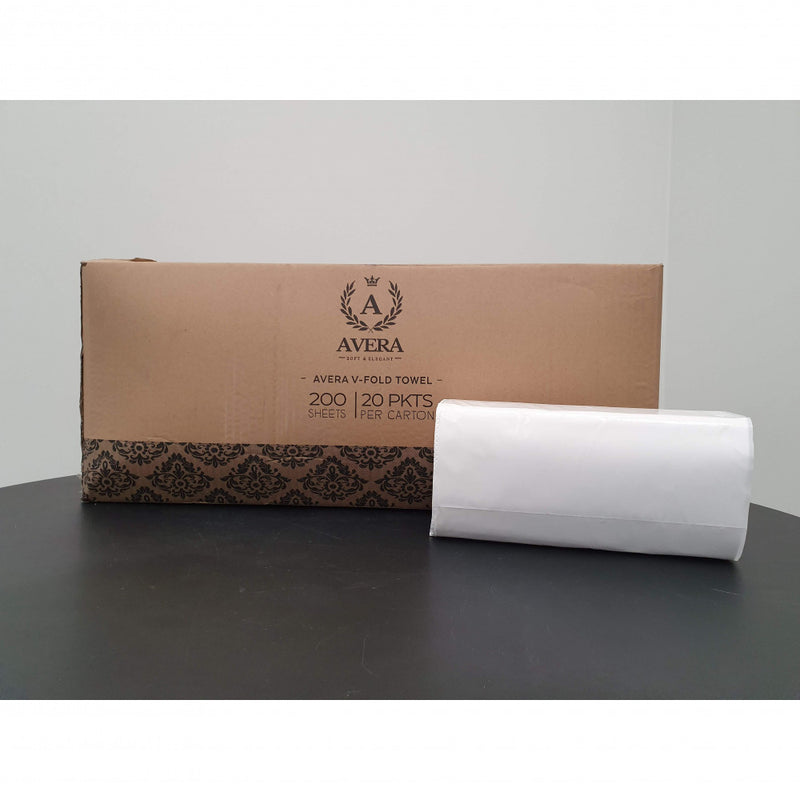 V Fold Towels - 20 Per Carton.