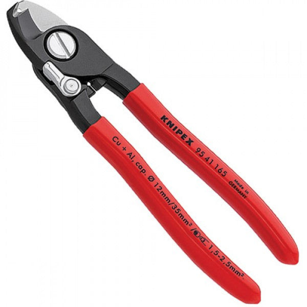 Knipex 165mm (6.1/2") Cable Shears With Stripping Function
