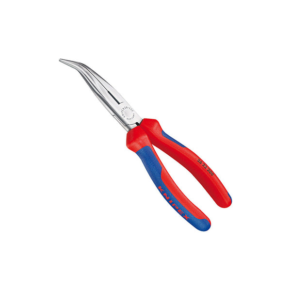 200mm (8") Bent Long Nose Pliers With Cushion Grip