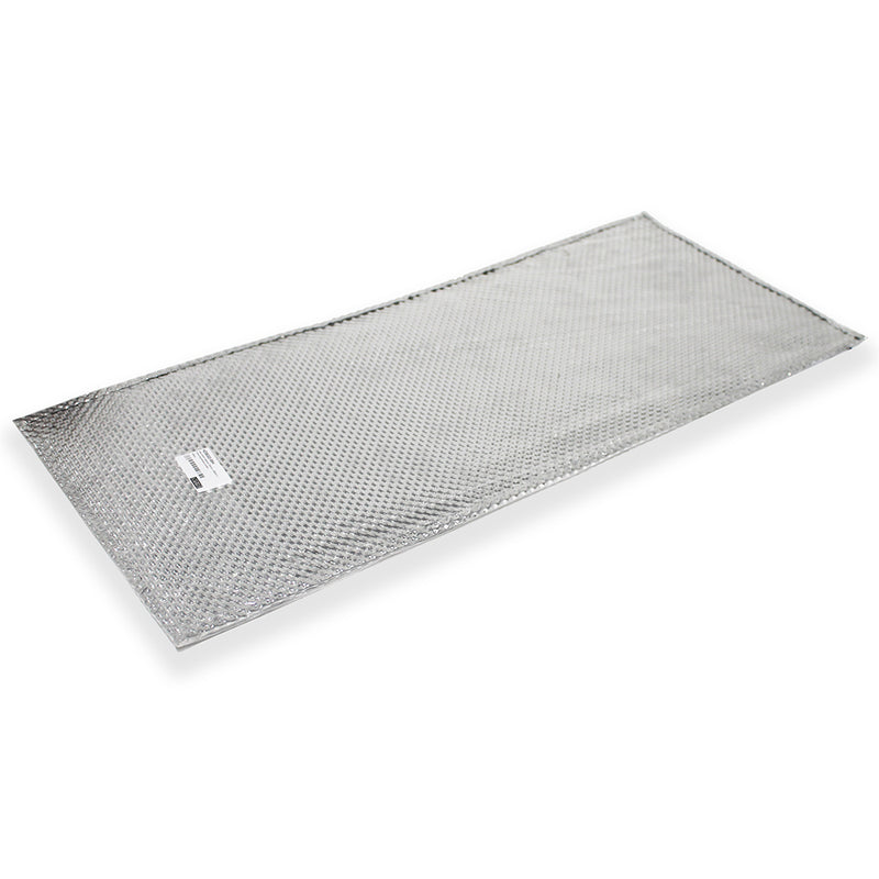 700mm x 300mm Aluminised Ceramic Paper Heat Shield Barrier