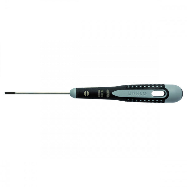 Bahco ERGO™ Slotted Straight Tipped Screwdriver With Rubber Grip 2.5mm x 60mm