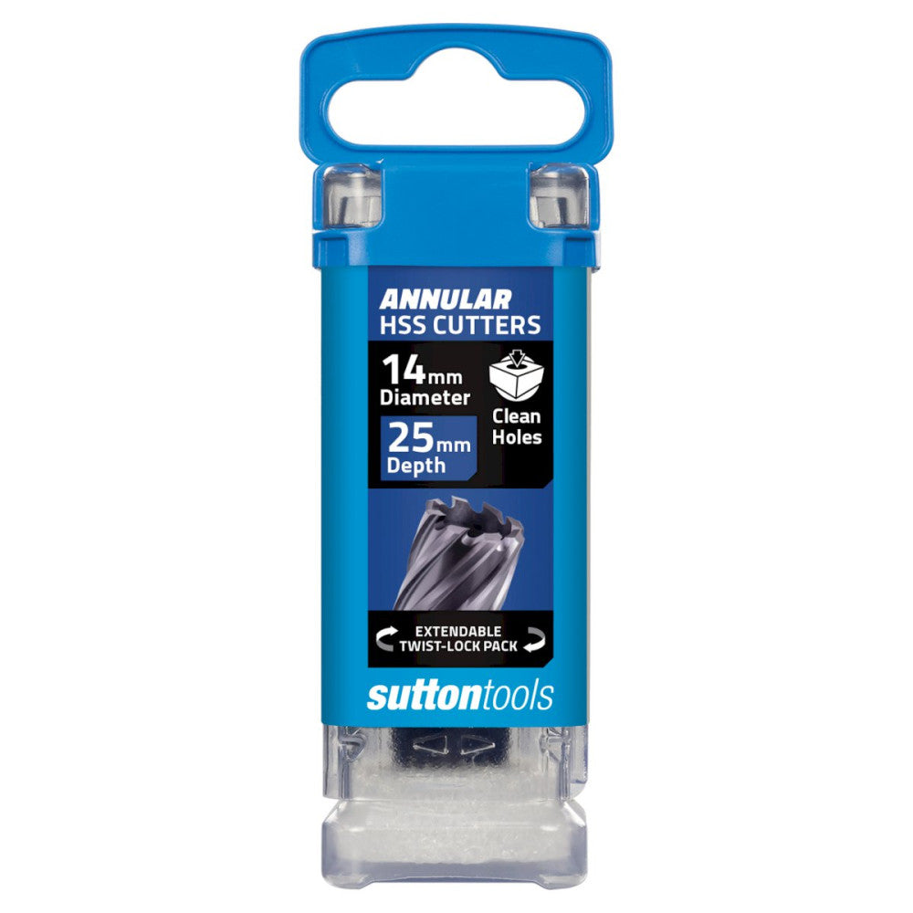 Sutton Tools Annular Cutter M2Al HSS TiAlN 14 x 25mm