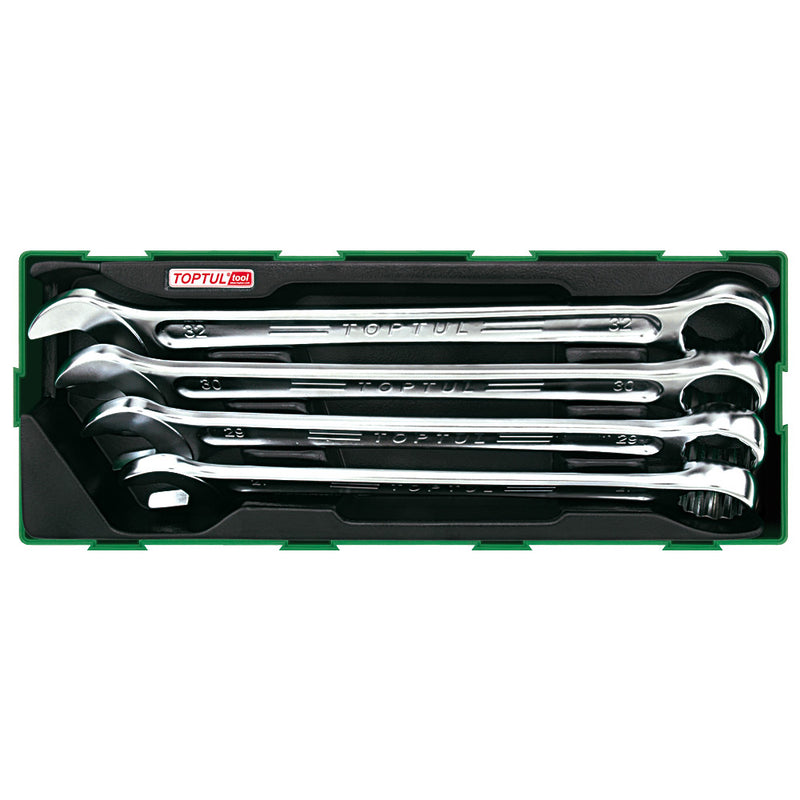 Toptul Combination Wrench Set 4 Pieces 27-32mm