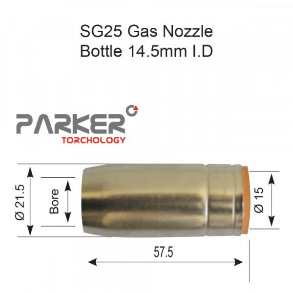 Parker SG25 Nozzle Bottle Pack Of 2