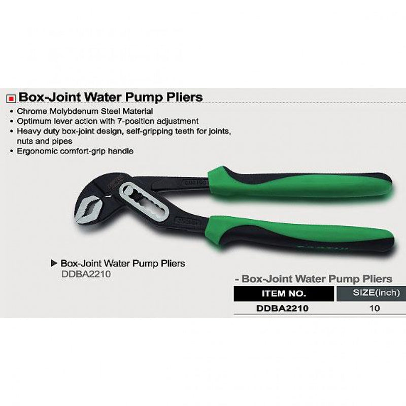 Plier W/Pump Box Joint 10" Toptul  DDBA2210