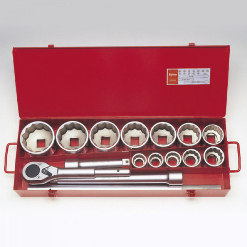 Koken - 1" Dr Socket Set - 15pc-32-80mm