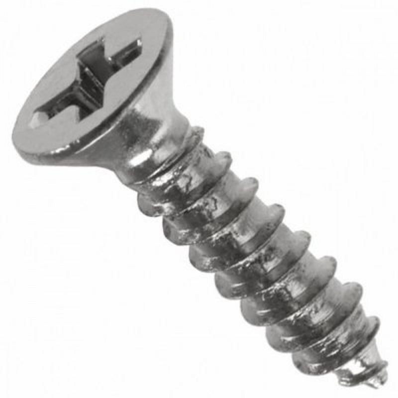 Self Tap Screw ZP CSK Pozi x 200pc JAR 8G x 1