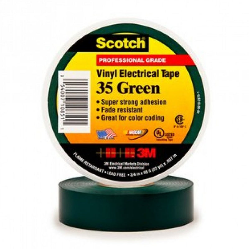 Scotch 35 VINYL GREEN 19mm x 20M
