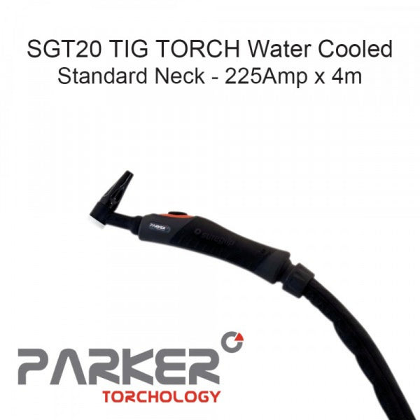 Parker 20 Suregrip Tig Torch x 4m QF H2o & Gas