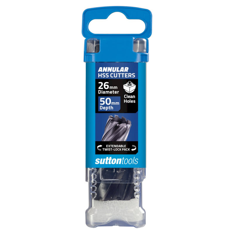 Sutton Tools Annular Cutter M2Al HSS TiAlN 26 x 50mm