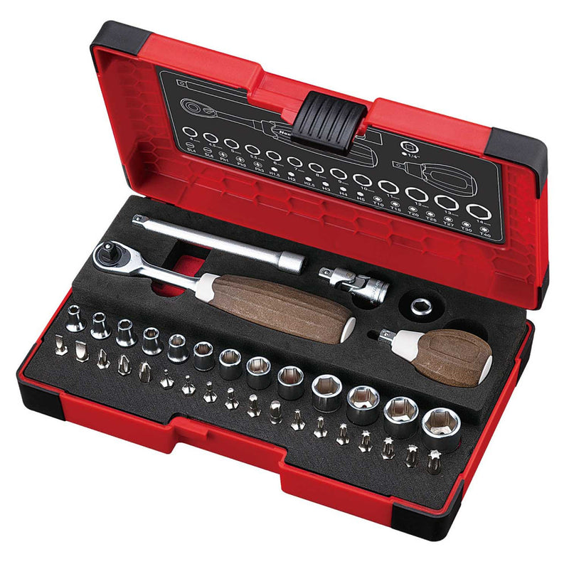 Vessel 1/4 Dr 36pc Socket Set