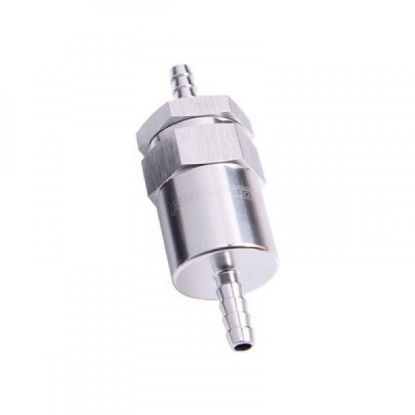 FUEL FILTER 1/2 BARB 30 MICRON SILVER