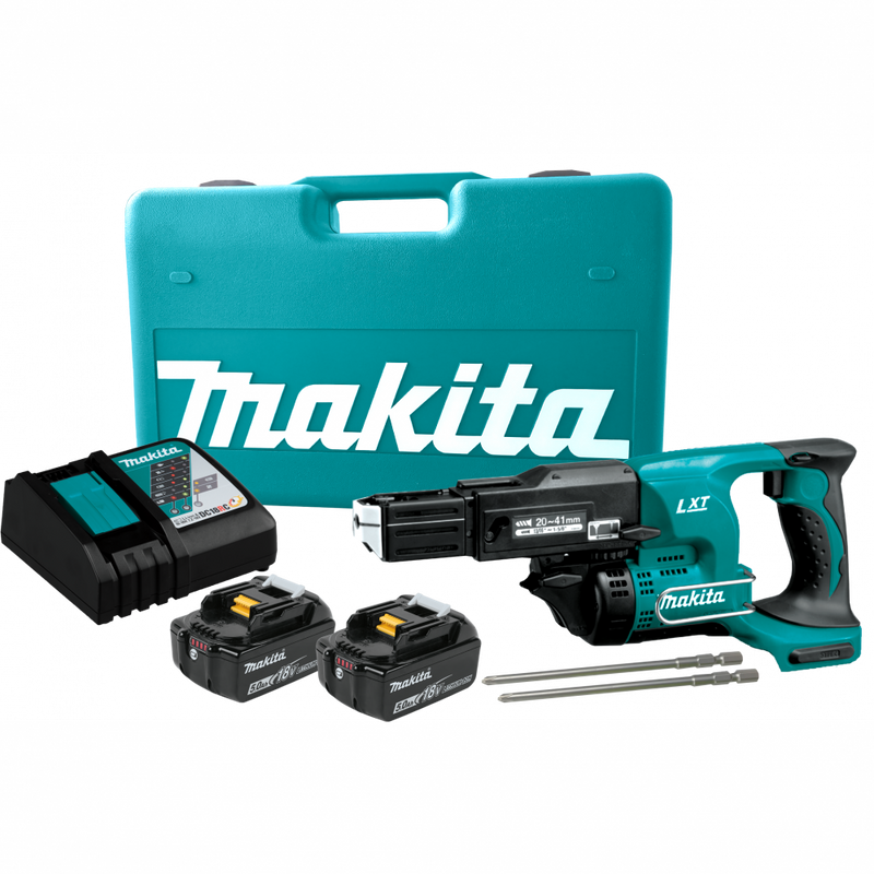 Makita DFR450RTEX 18V Collated Screwgun 5.0Ah Kit