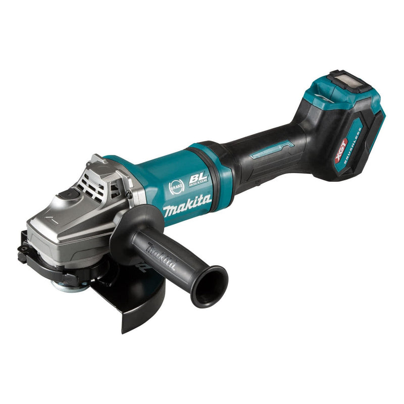 MAKITA 40Vmax XGT Brushless 180mm (7") Paddle Switch Angle Grinder - KIT