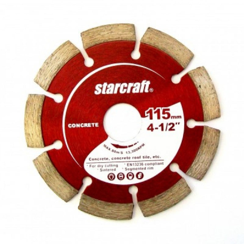 2 Pack Diamond Cutting Wheel Segmented 115mm