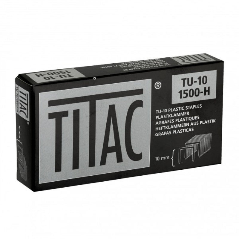 Titac Plastic U Staples TU10 Hard 1500pcs